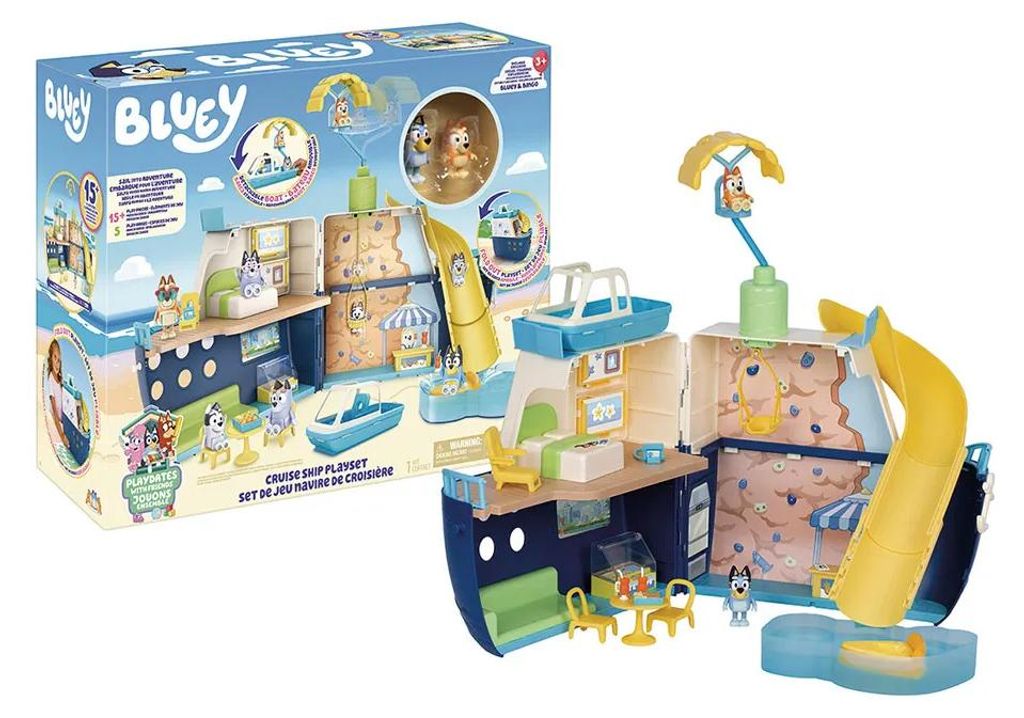Set de jeu Bluey « Bateau de croisière » S15, à ouvrir, Image du produit 