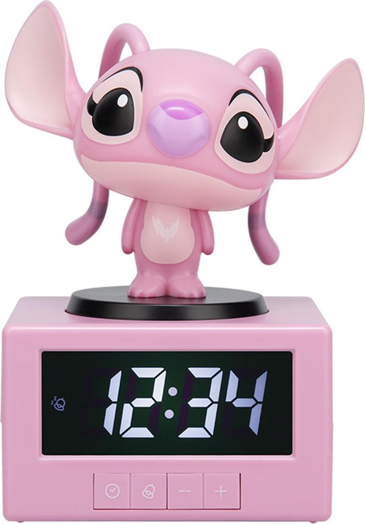 Zegar Alarmowy Angel Lilo & Stitch 16,5 cm z Funkcją Nocnej Image du produit 