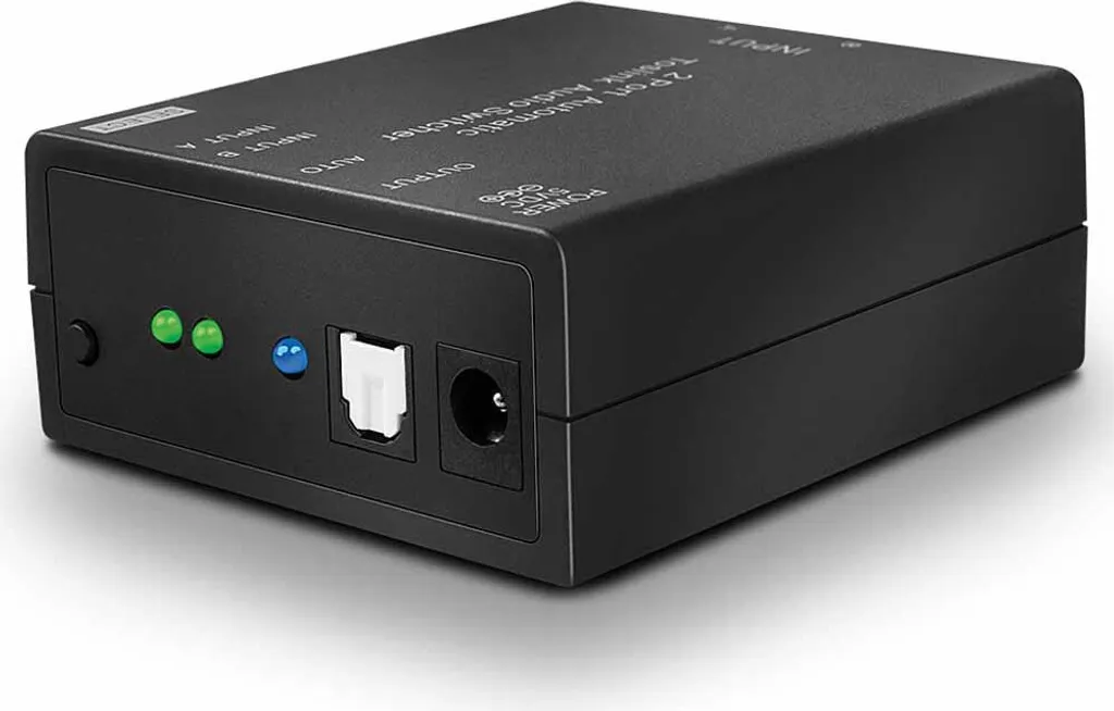 Sélecteur Audio Optique Toslink 2 Voies avec Commutation Automatique - 2
