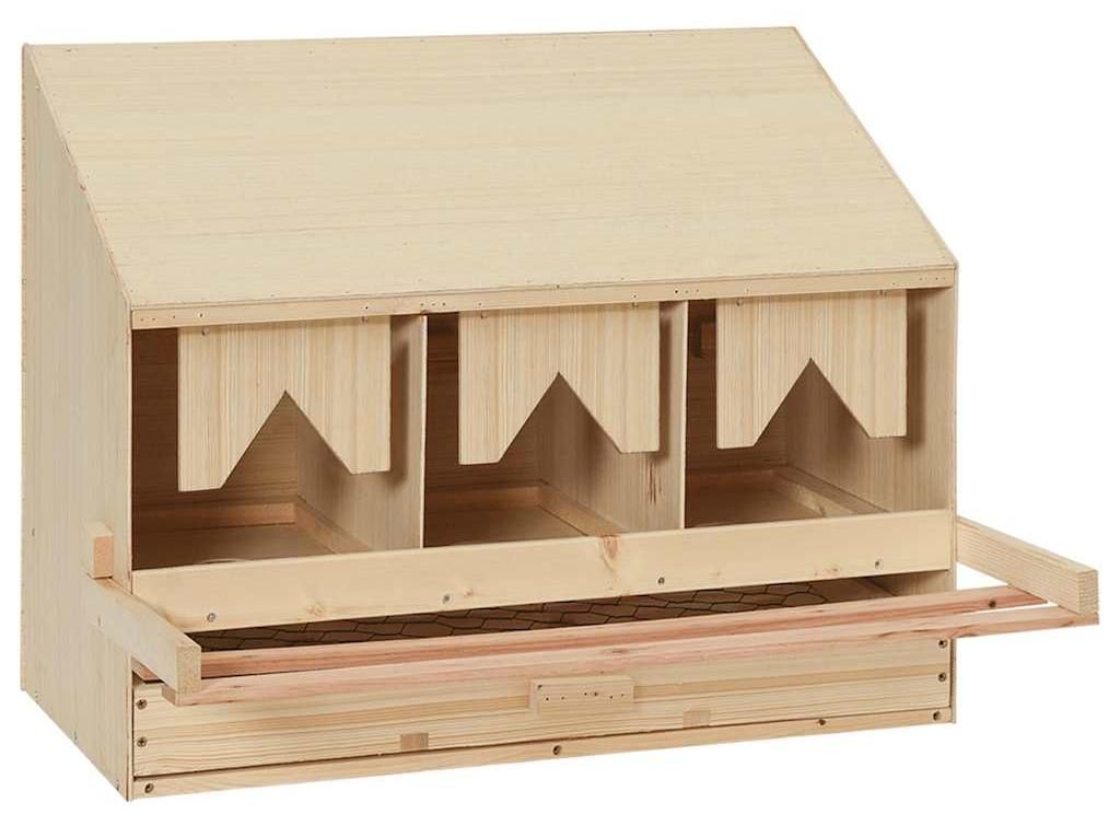 vidaXL 3-osobowe gniazdo 72x33x54 cm lite drewno sosnowe Zdjęcie produktu 