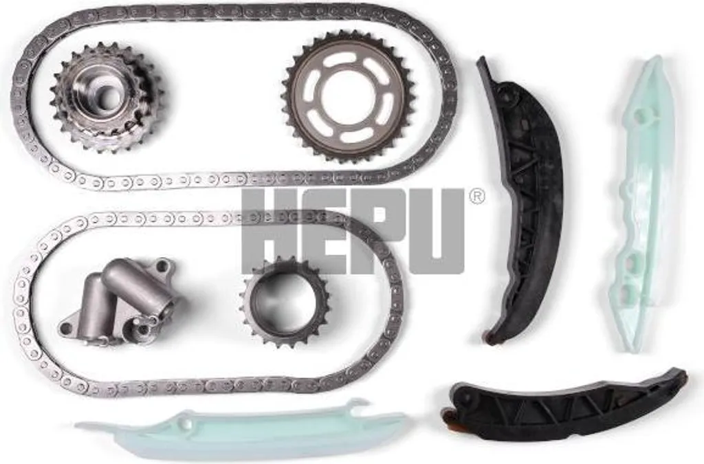 Kit chaîne distribution HEPU 21-0420 anti-bruit pour BMW Série 3 5
