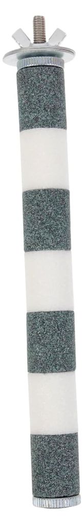 Vogelständer aus hartem Material 2x20cm mit Schraubbefestigung für Vogelkäfige, Sitzstange und Kauspielzeug für Wellensittiche und mittelgroße...