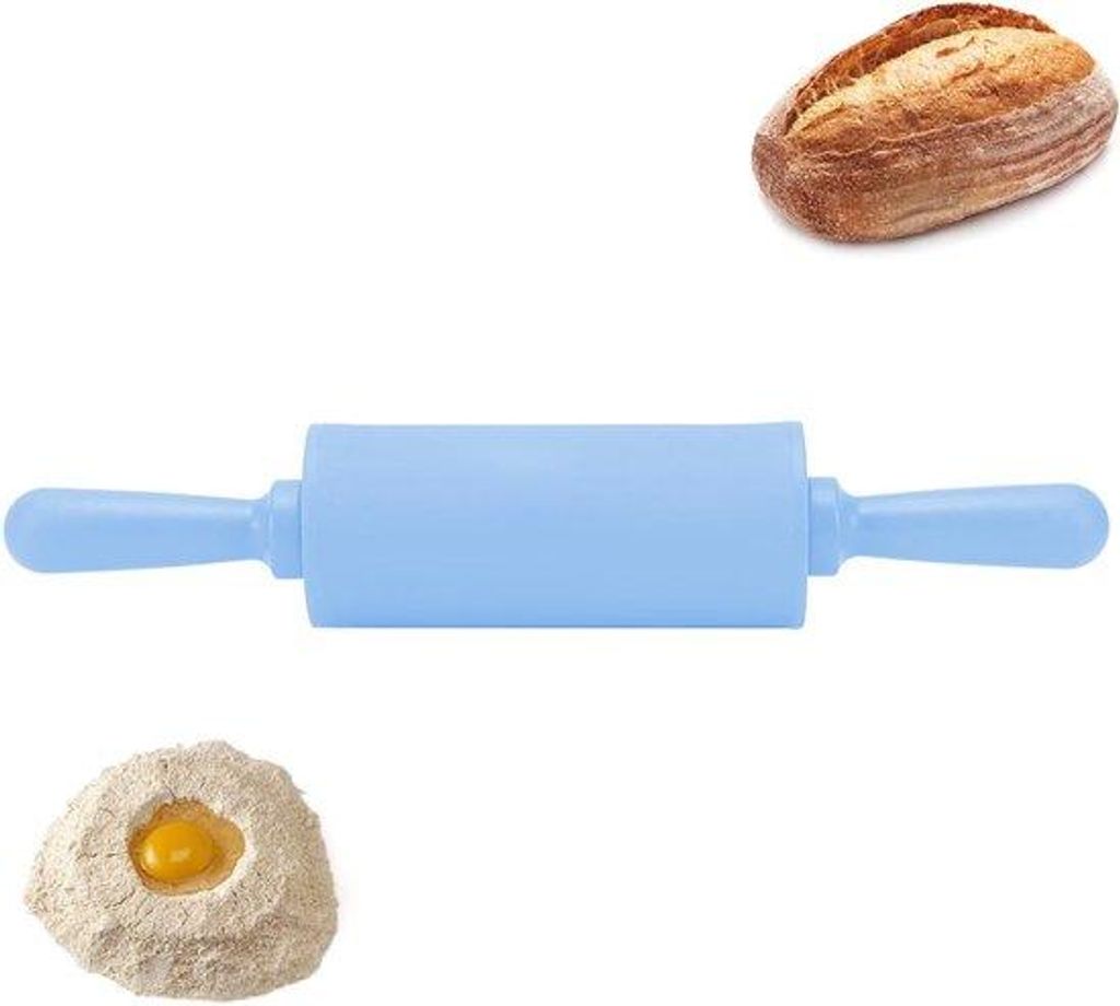 Silikon Teigroller Rosa für Backen und Fondant