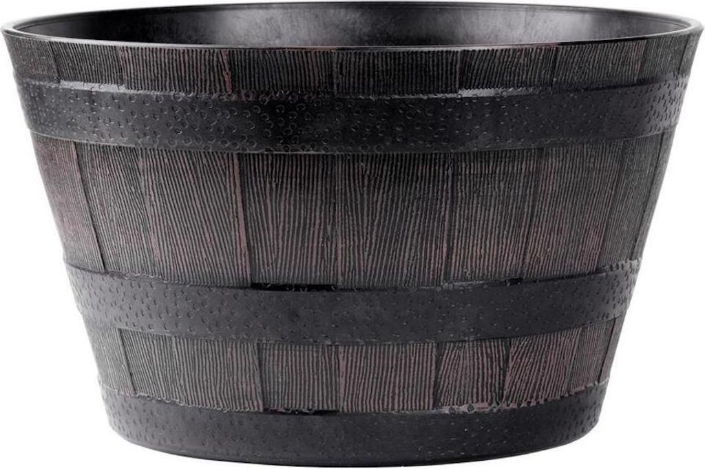 PROREGAL Blumentopf GDA Holz-effekt 832, Teak, 39x28cm, Produktbild 