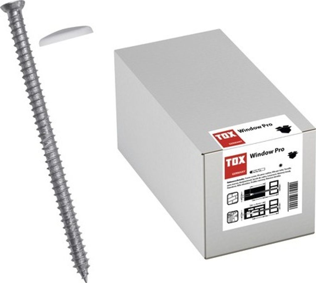 TOX Fensterrahmenschraube Window Pro SK 7,5x152 mm - 100 Produktbild 