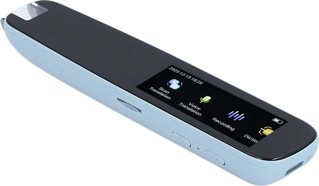 Traducteur de Poche Multifonctionnel Scan Reader Pen ABS avec Écran