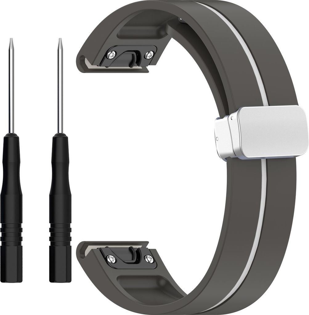 INF 22 mm Uhrenarmband für Samsung Gear S3, Garmin Venu 3 Grau