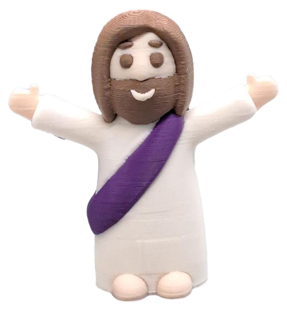1/4 Stück Mini-Jesusfiguren, bezauberndes Aussehen, realistisch wirkende kleine Jesusstatuen, Osterdekorationen, religiöse Geschenke