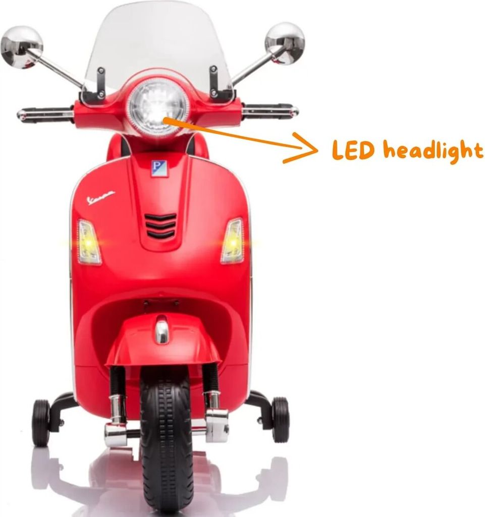 Dětská elektrická koloběžka 6V - Vespa GT - 3 až 6 let - se Obrázek produktu 8