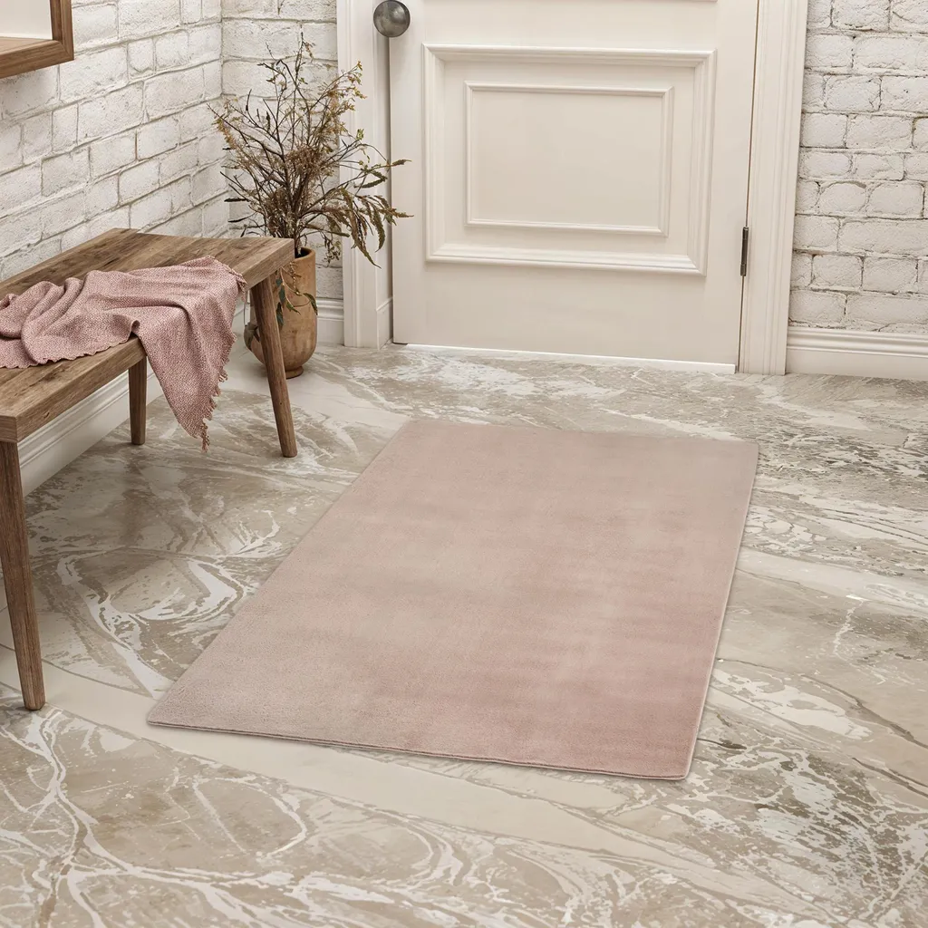 Tapis de Cuisine Antidérapant 60x100 cm Brun Teppium Lavable en Machine