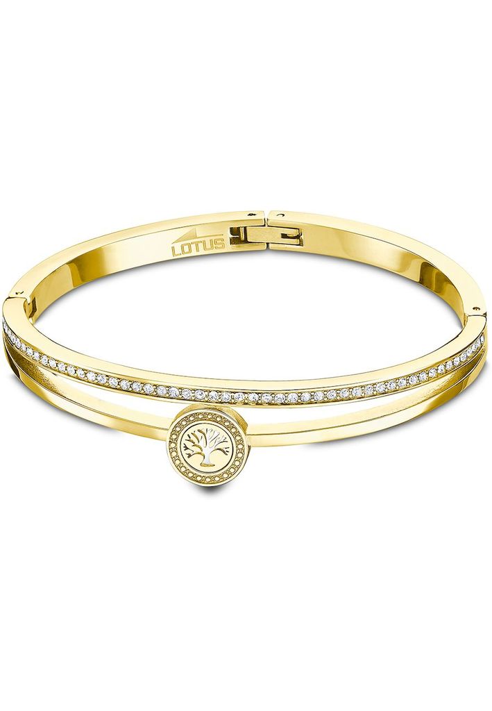Lotus Style Damen Armband Bliss LS2121-2/3 Baum Strass Armspange goldfarbig