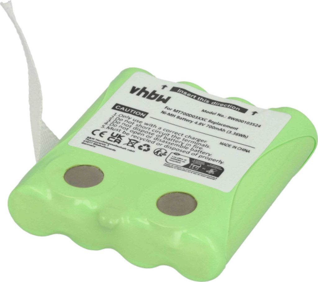 vhbw 2x Akku kompatibel mit DeTeWe Outdoor 8000, PMR8000, Produktbild 8
