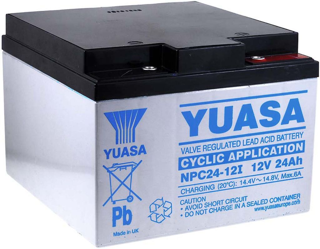 YUASA Batterie au plomb rechargeable NPC24-12I (pour Image du produit 