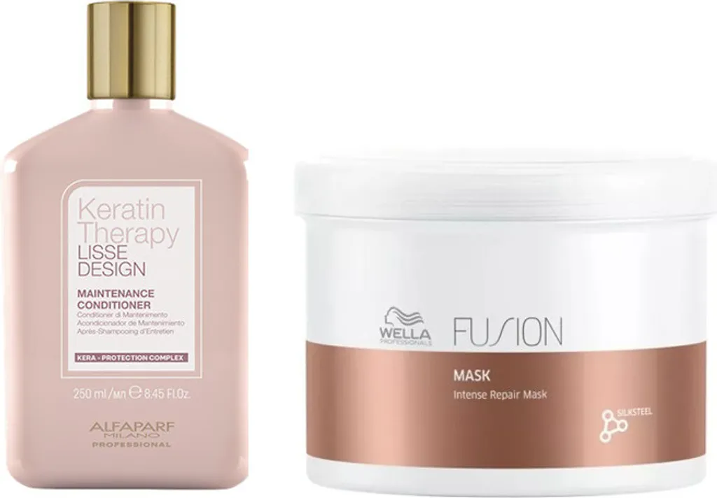 Sistema Professionale Keratin & Repair: Alfaparf 250ml + Wella 500ml