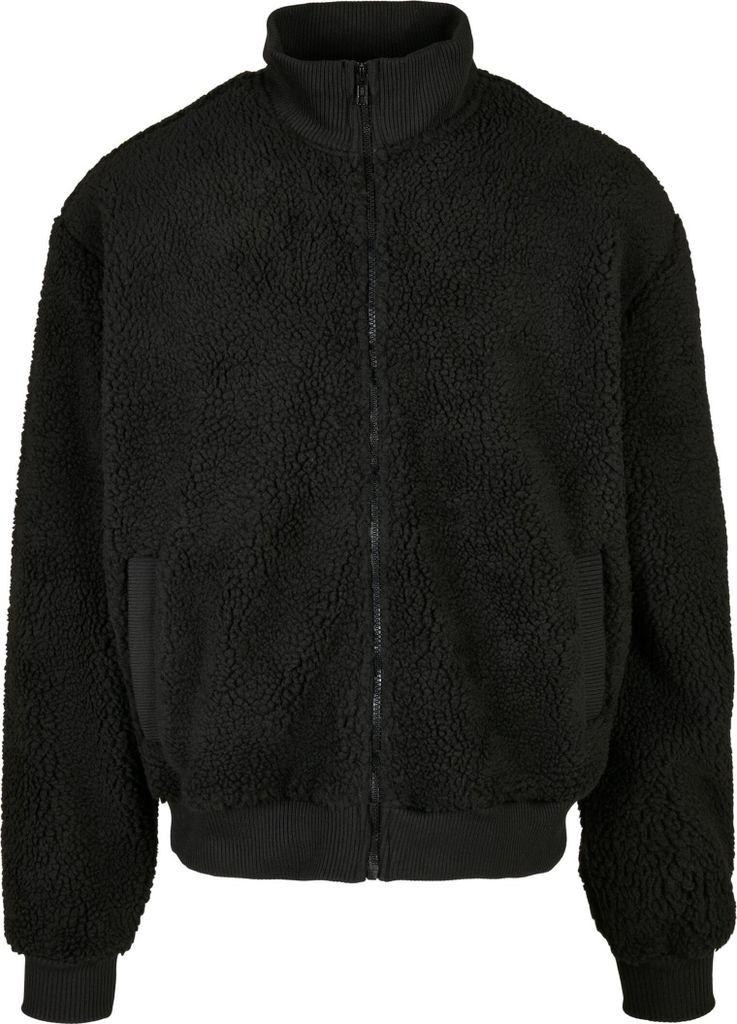 Urban Classics - Boxy Sherpa Jacke schwarz - L