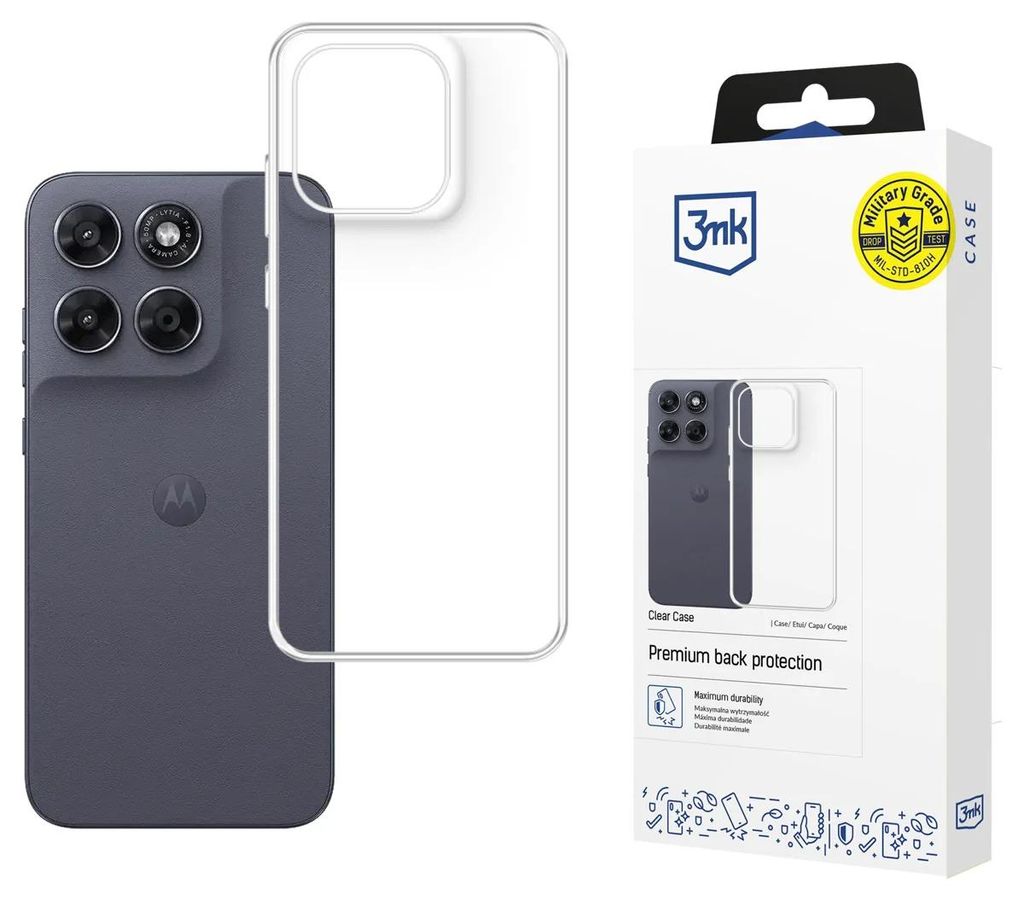 Puzdro 3mk Clear Case pre telefón Motorola Moto G67 Obrázok produktu 