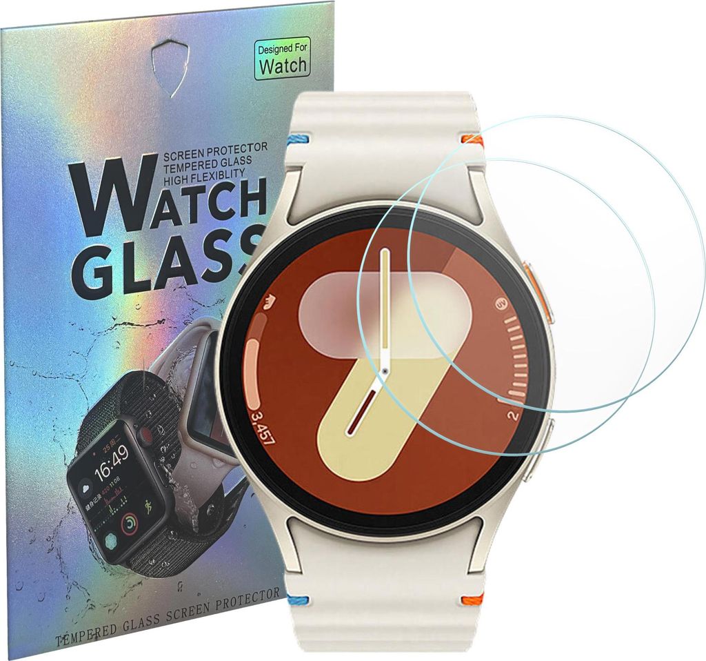 Verre trempé pour Samsung Galaxy Watch 7 40mm [2 pièces] Image du produit 