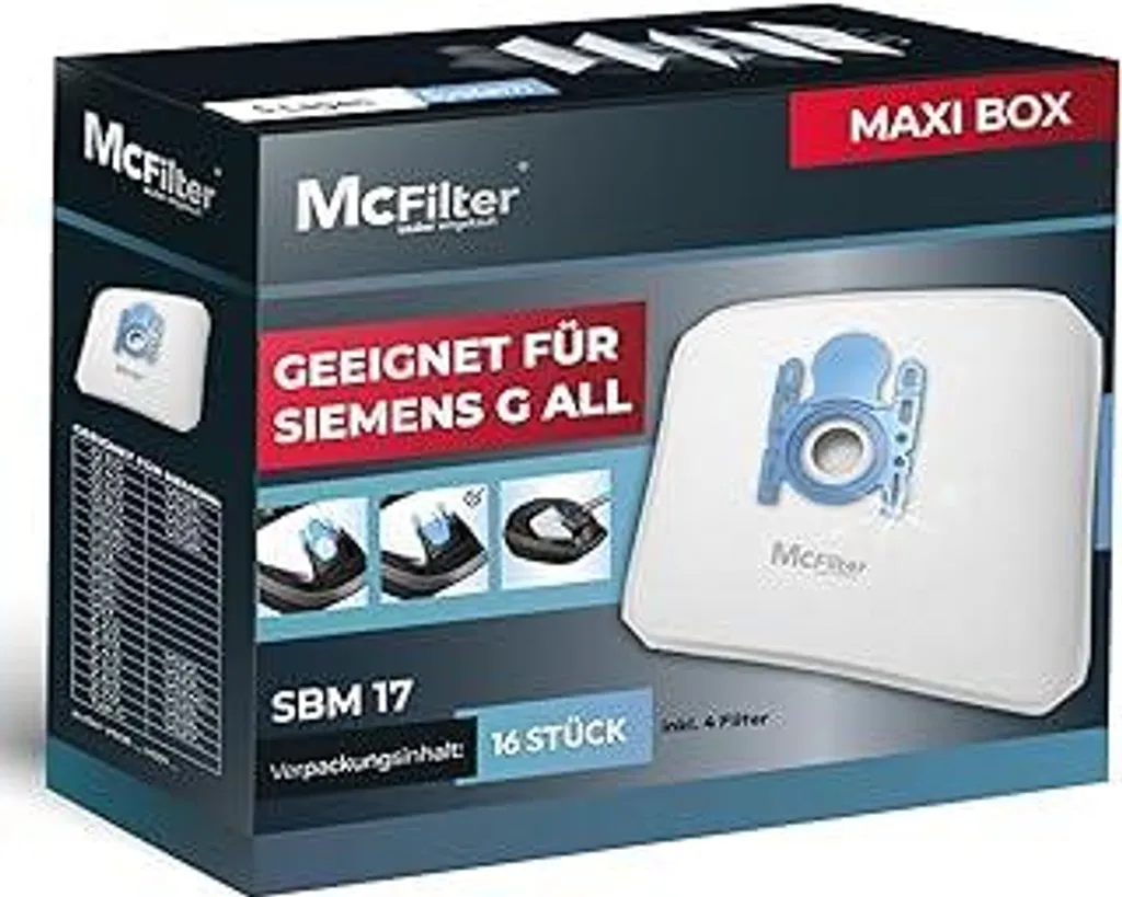 Scorta 16 Sacchetti per Siemens Tipo G ALL - Casa Sempre Pulita