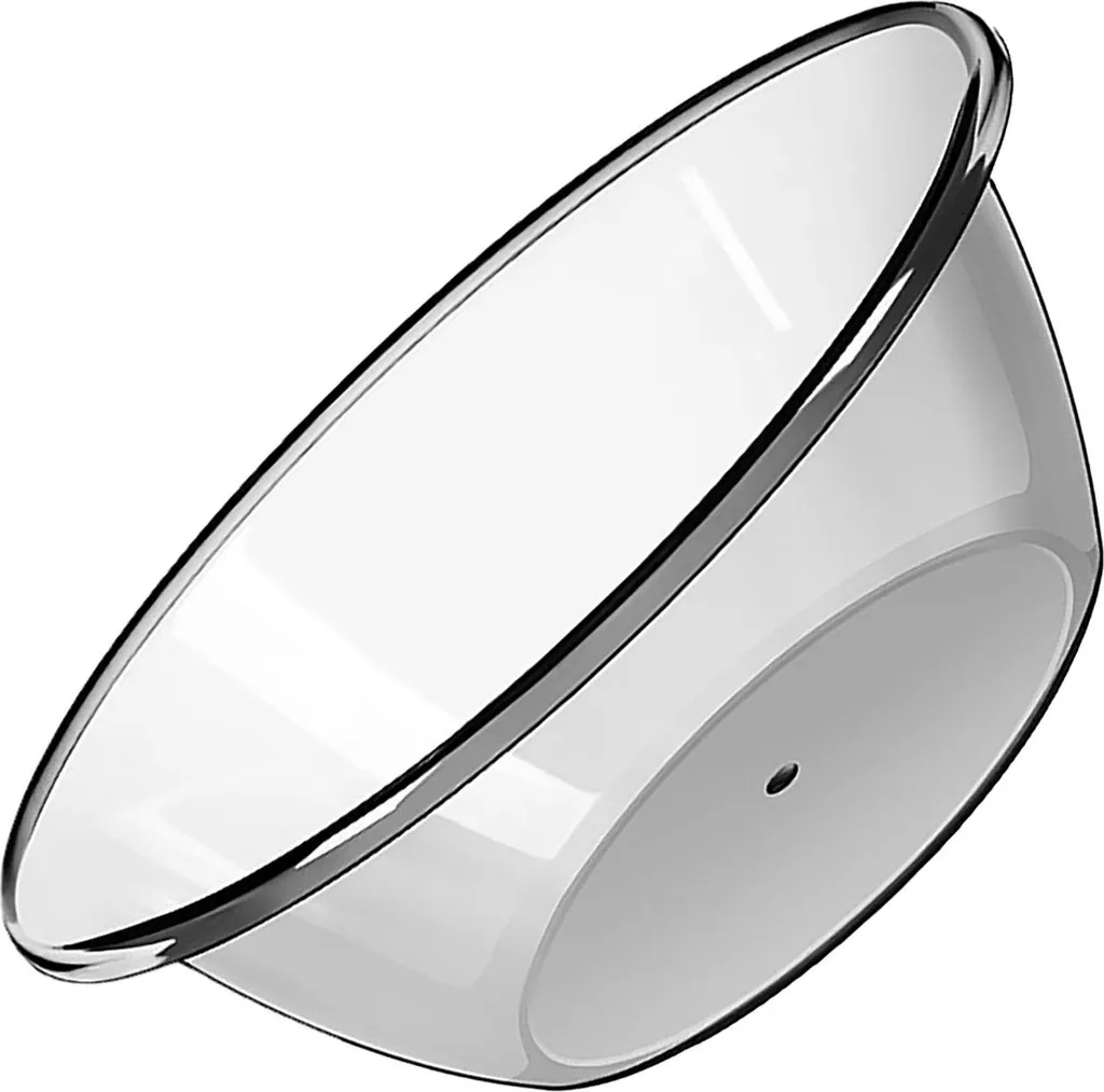 Cuvette de lavage ronde Gris Translucide L - Bassine visage et maison