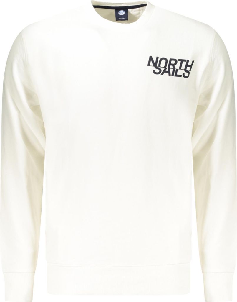 Herren-Sweatshirt Rundhals Weiß - Gemütlich mit Stylischem Druck