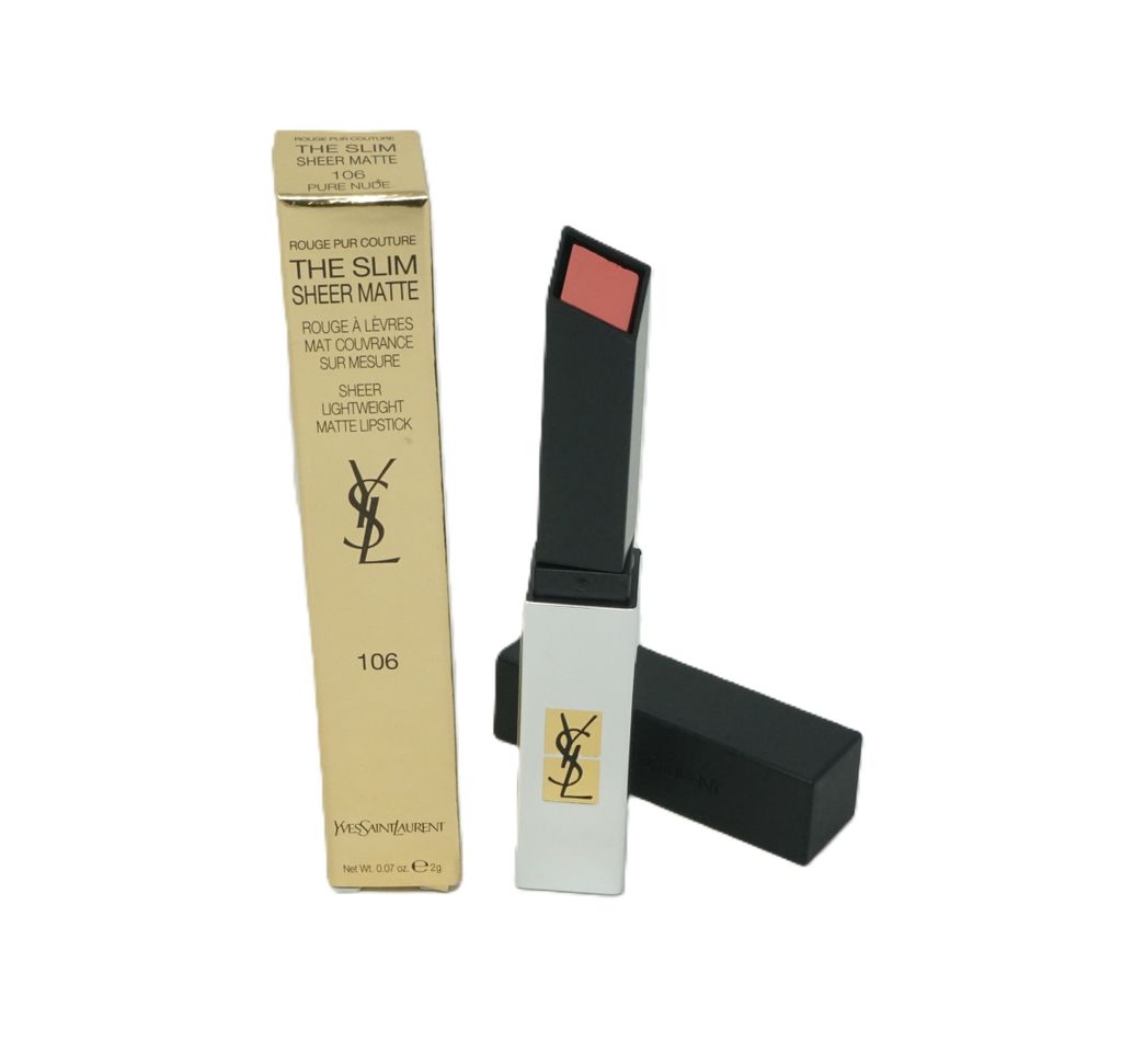 Yves Saint Laurent Rouge pur Couture The Slim Sheer Matte 2g Lippenstift 106 Pure Nude
