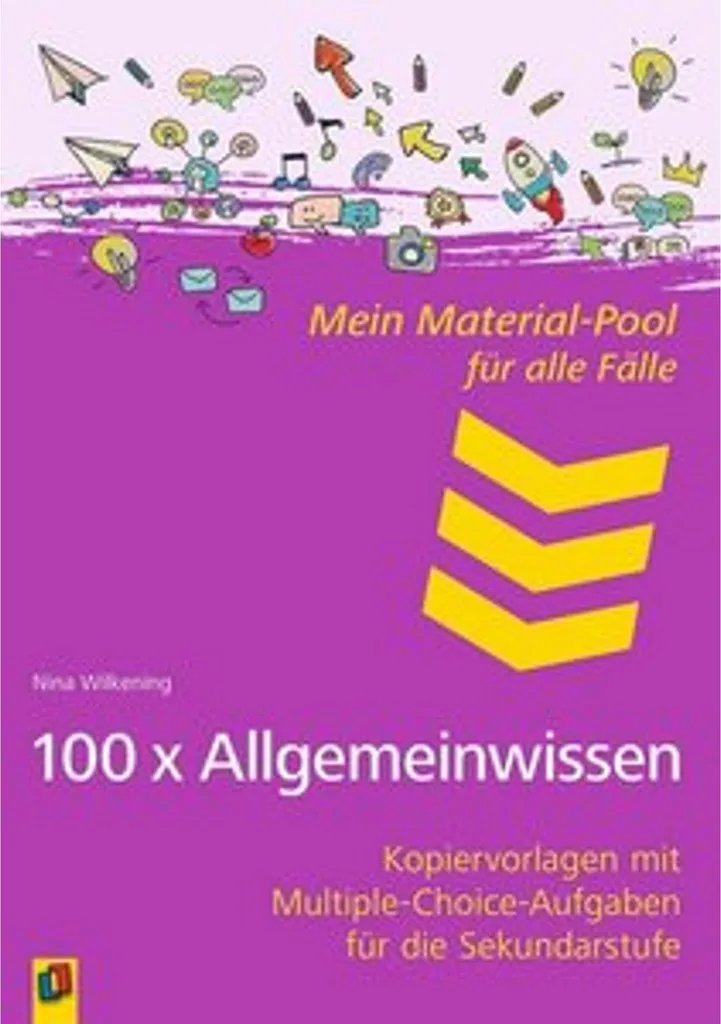 Matériel Éducatif 100 Connaissances Générales Format Pocket Durable