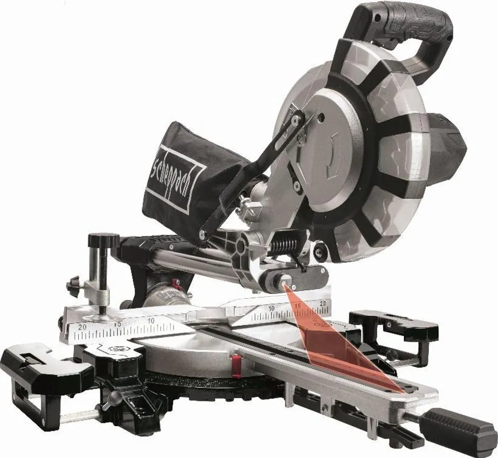 Scie à onglet pour aménagement et parquet radiale 2200W Ø 254mm SAR254