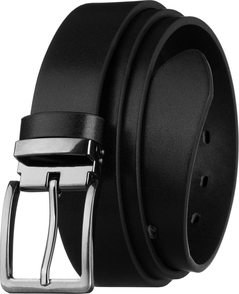 Peterson Herrengürtel mit klassischer Schnalle Ije schwarz 125