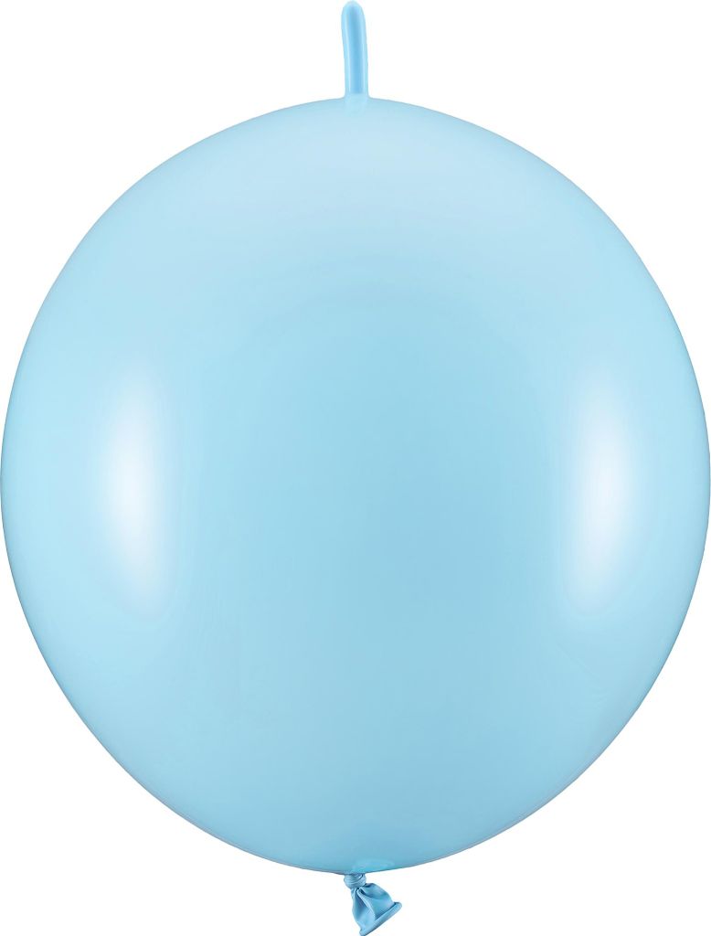 Latexballon 28 cm Verbindungsballon Pastell Baby Blau | 20 Produktbild 