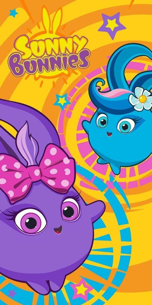 Strandtuch für Kinder aus Baumwolle 70x140 Sunny Buunnies 008