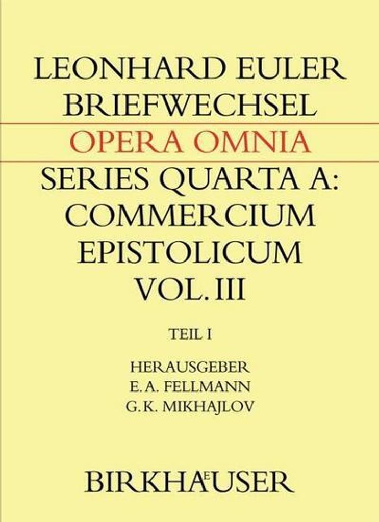 Briefwechsel mit Daniel Bernoulli
