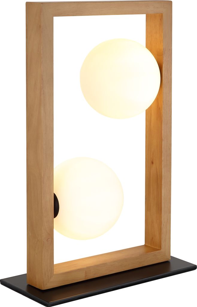 Globo Lighting|Tischleuchte Metall schwarz matt, 2x G9