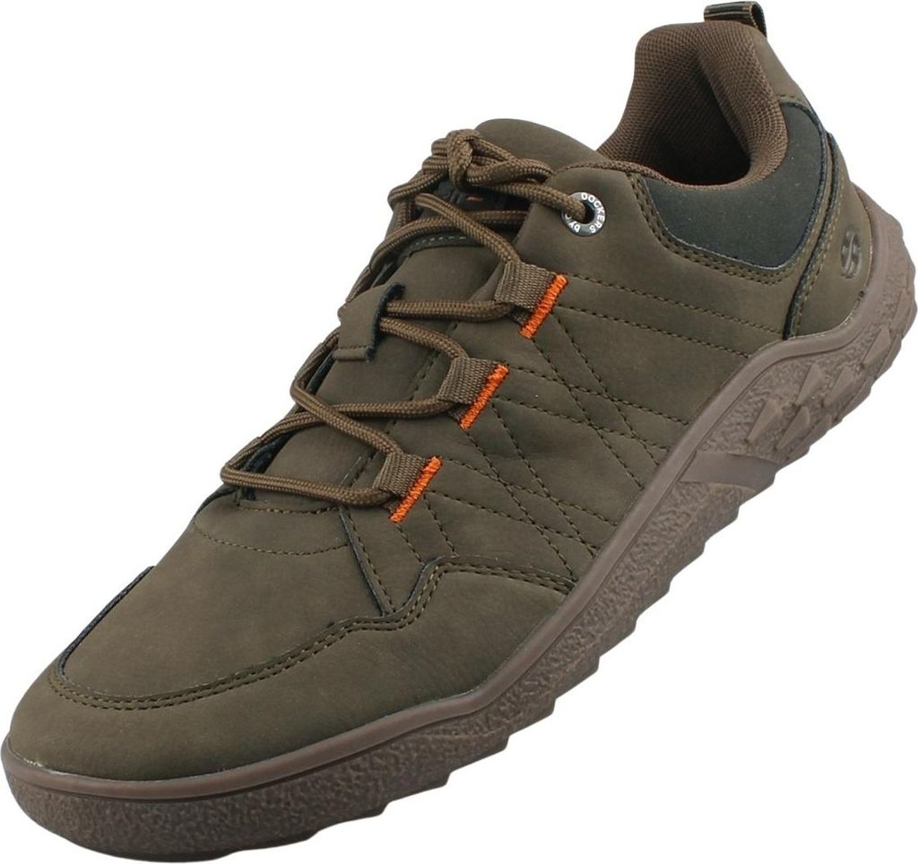 Dockers by Gerli Barefoot sportlicher Schnürer Grün in Gr. 45