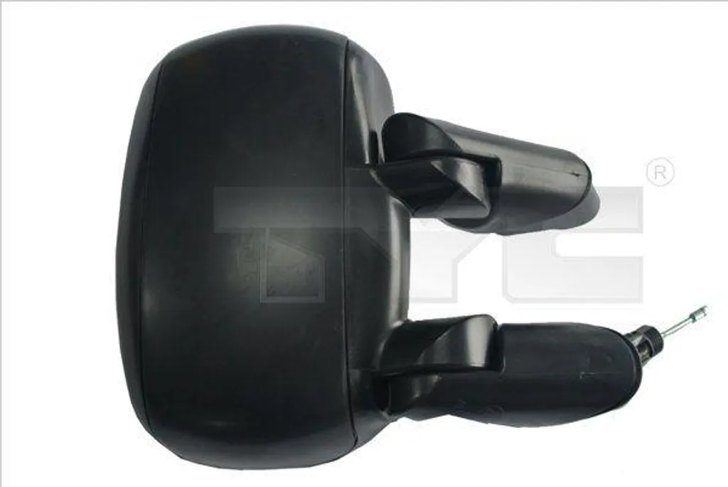 Rétroviseur TYC robuste pour Doblo - Miroir ajustable OE 71718326 Noir