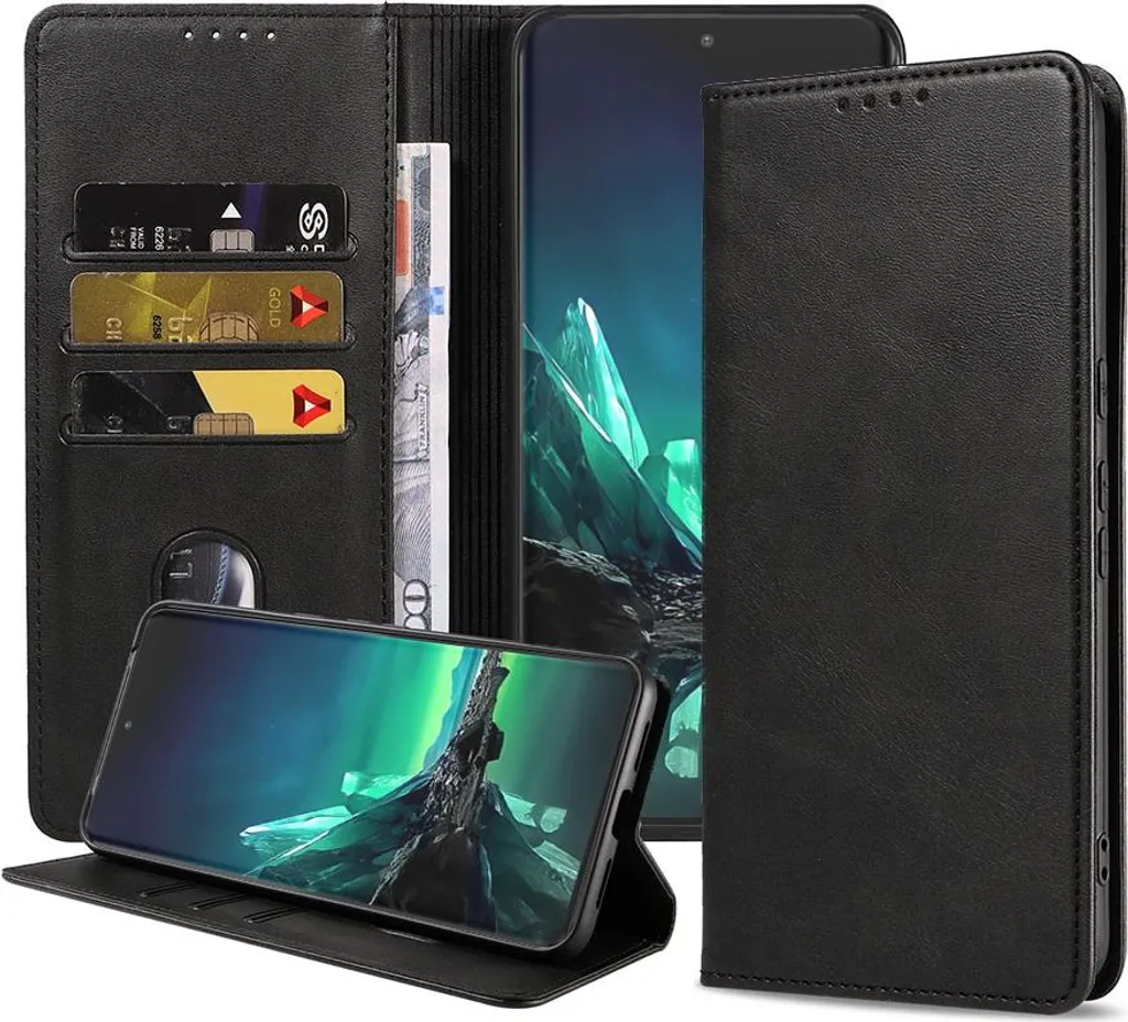 Custodia RankOne Per Motorola Edge 40 Neo, Con Anello Magnetico E Base | Trasparente Opaca, Anti Impronte