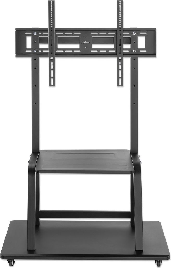 MANHATTAN TV-Ständer rollbar 37"-100" 150kg Fachboden Produktbild 