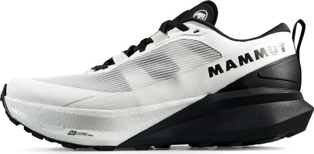 Mammut Aenergy Trail Endurance Ultra Low Men - Trailrunning-Schuhe für lange Distanzen, Farbe:white-black, Größe:12.5 UK / 48