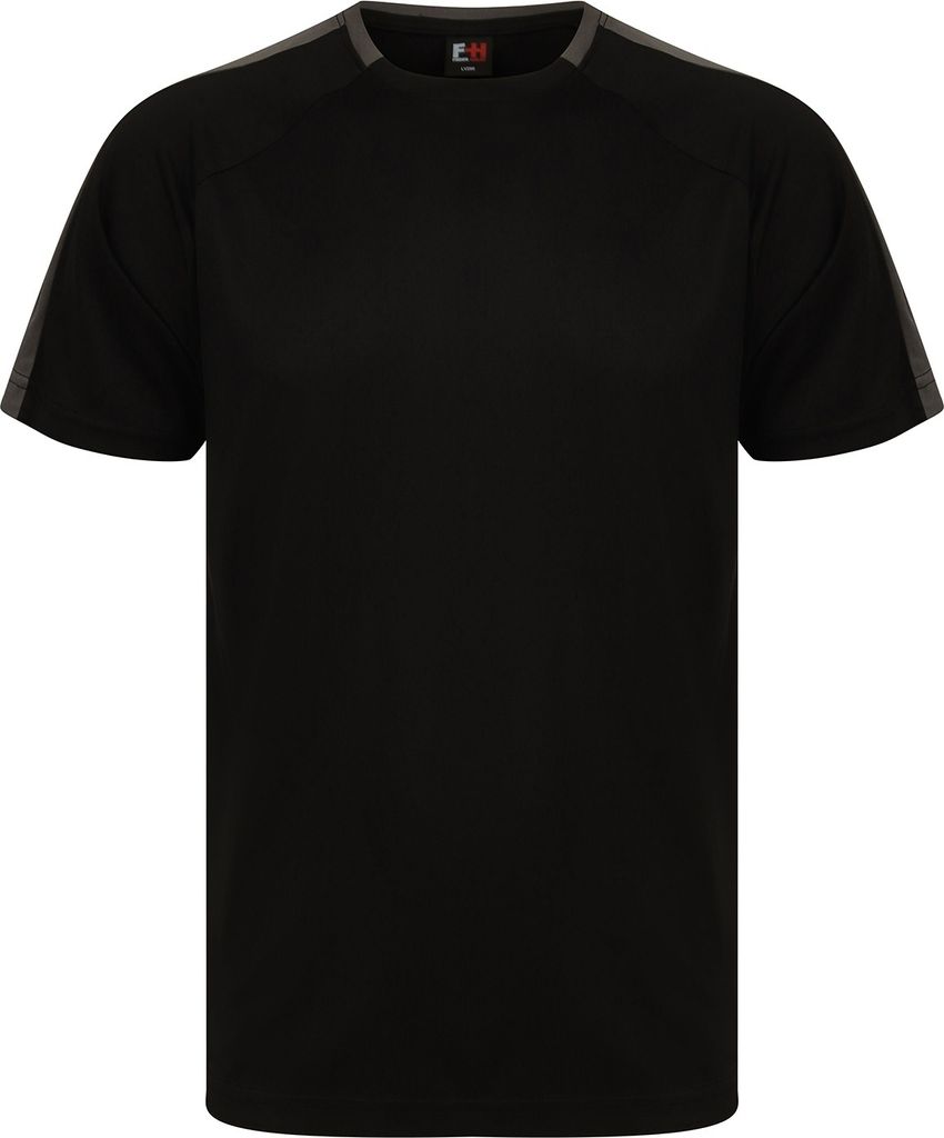 Finden & Hales - "Team" T-Shirt für Herren/Damen Uni RW8321 (XS) (Schwarz/Metall-Grau)