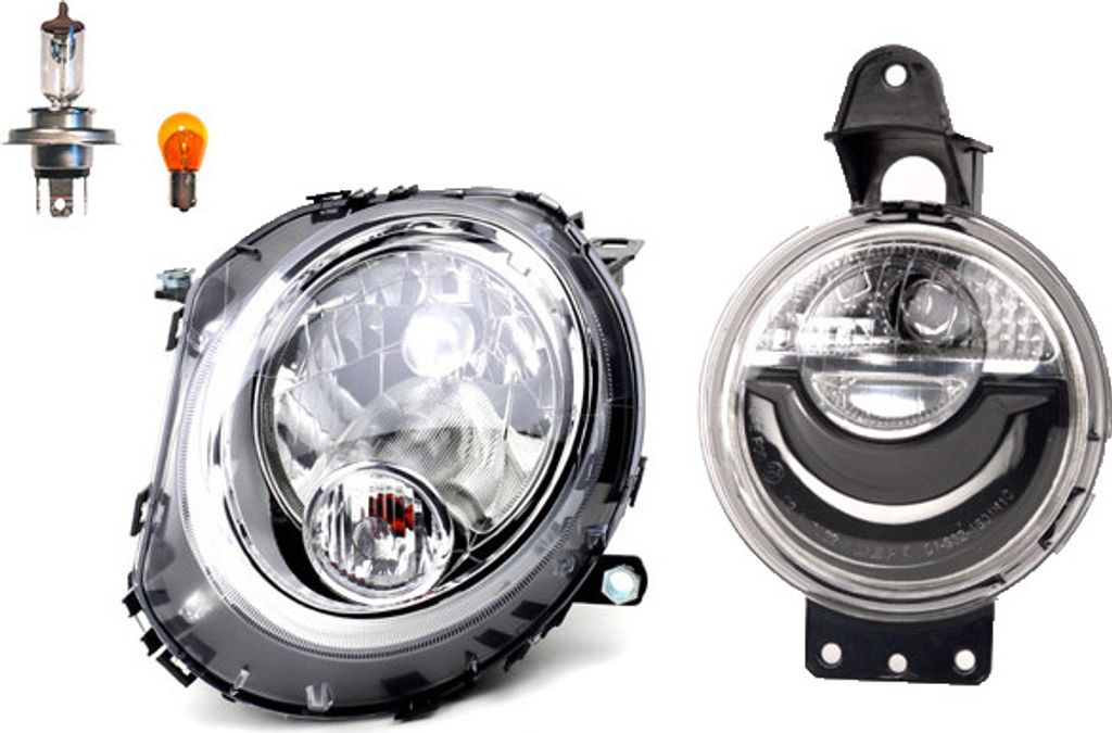 Johns, Scheinwerfer passend für BMW Mini R55 56 57 58 59 06- Links Leuchtmittel Blinker 63122751871 2751871 63172751293 51112751293