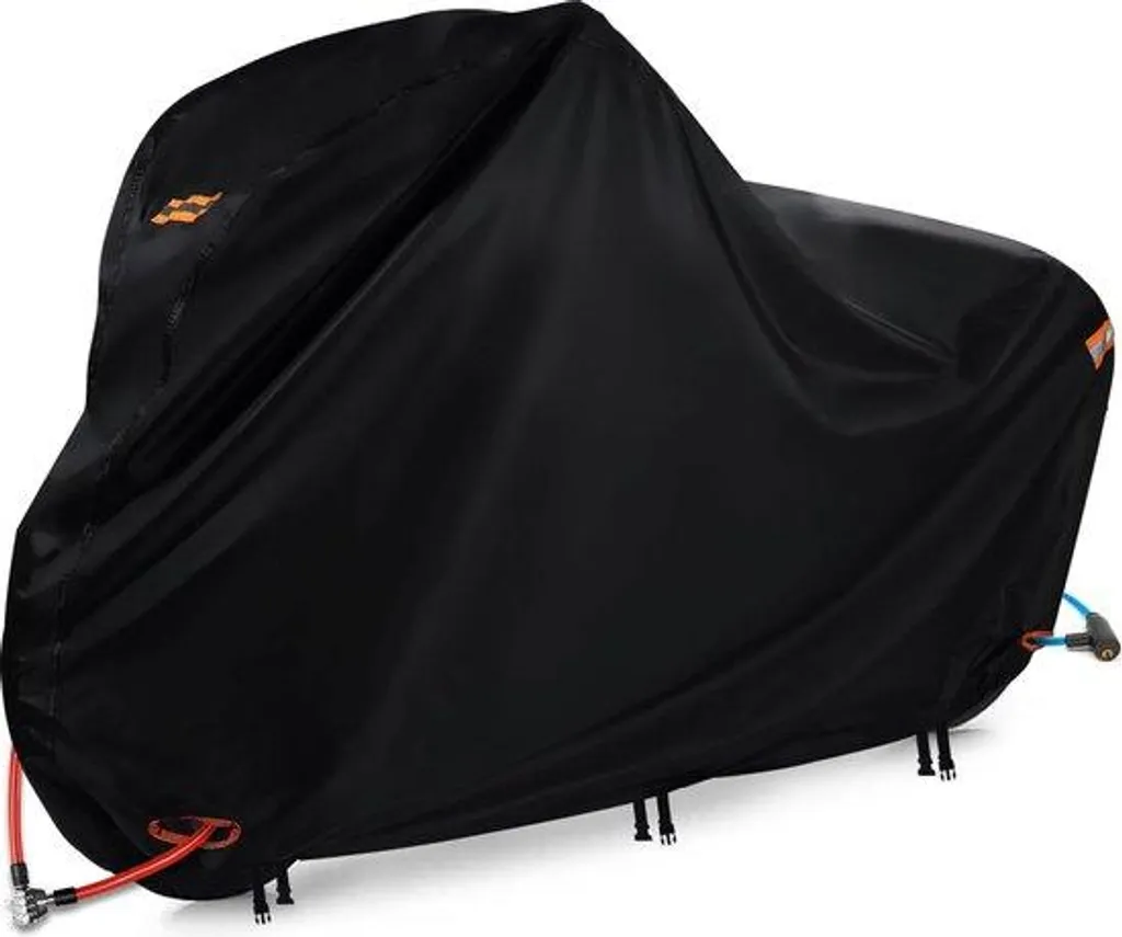 Housse Vélo Électrique Oxford 420D Imperméable avec Bandes 200x70x110cm