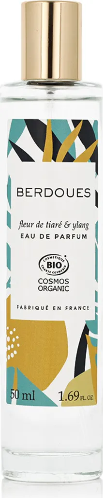 BERDOUES Fleur de Tiare & Ylang 50ml: Eau de Toilette Bio Certificata