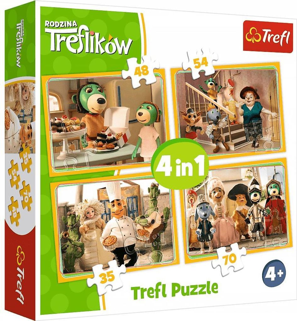 TREFL 4w1 Rodzina Treflików - Przygotowania do balu Produktbild 
