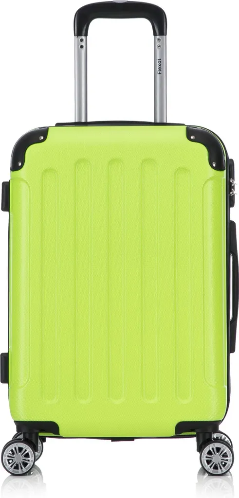 Trolley Flexot F-2045 M Giallo Neon - Valigia Rigida Doppia Maniglia