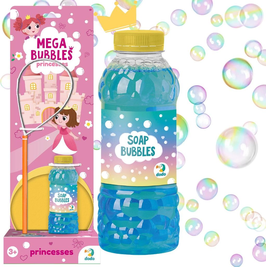 Mega Princess Seifenblasen-Set Große Seifenblasen 450 ml 500120