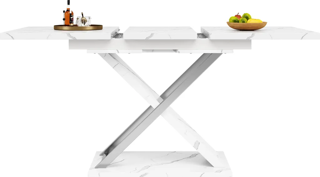 Table extensible 4 à 6 places pour petits espaces et salle à manger - 10