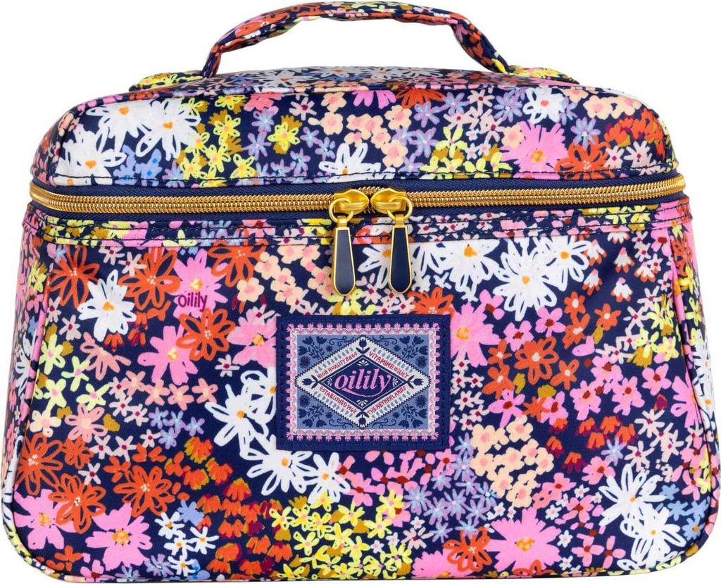 Oilily Kosmetiktasche Coco Beauty Case Blue Print bunt