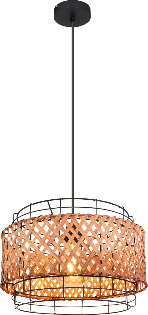 Globo Lighting|Hängeleuchte Metall schwarz, 1x E27