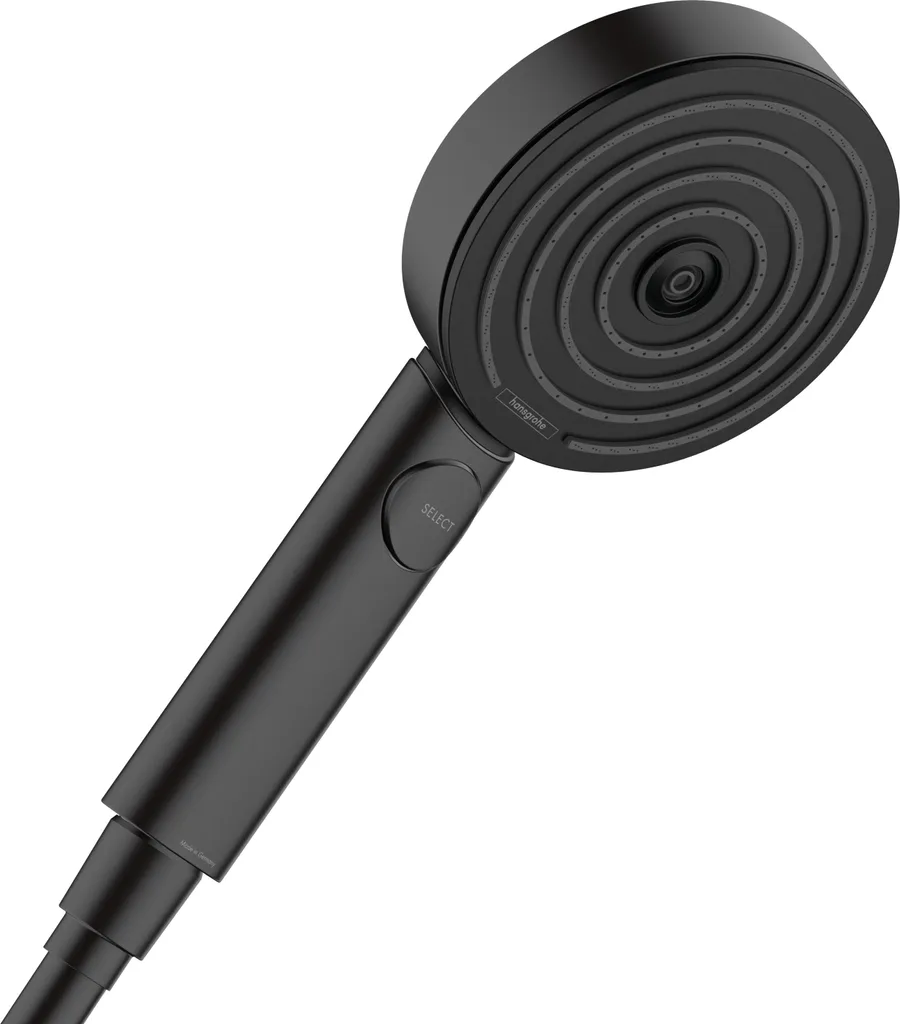 Soffione Doccia Nero Opaco Hansgrohe Pulsify Select S 105 EcoSmart