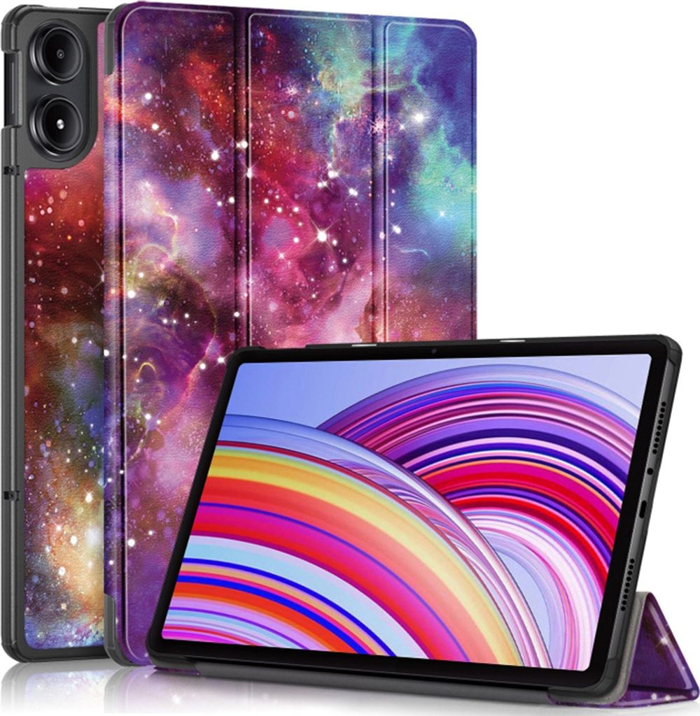 Techsuit FoldPro Tablet-Hülle für Xiaomi Redmi Pad Pro / Poco Pad - Galaxie