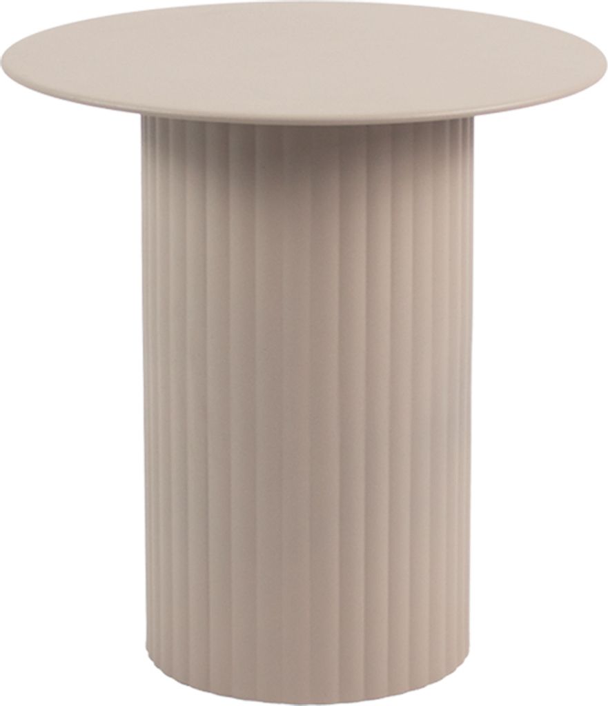 Beistelltisch Tilo aus Metall, Farbe Beige, mit einer Produktbild 